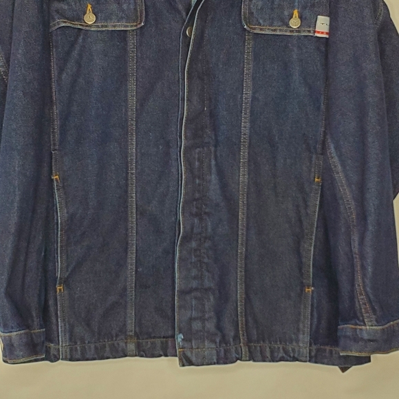 Nike Jordan Two3 Jean Jacket Size XL Jumpman Vintage 00's Loose Cut Trucker Rare - Picture 4 of 16